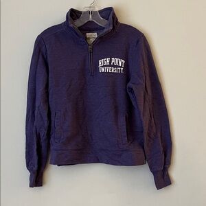 Women's Purple High Point University Quarter-Zip Sweatshirt